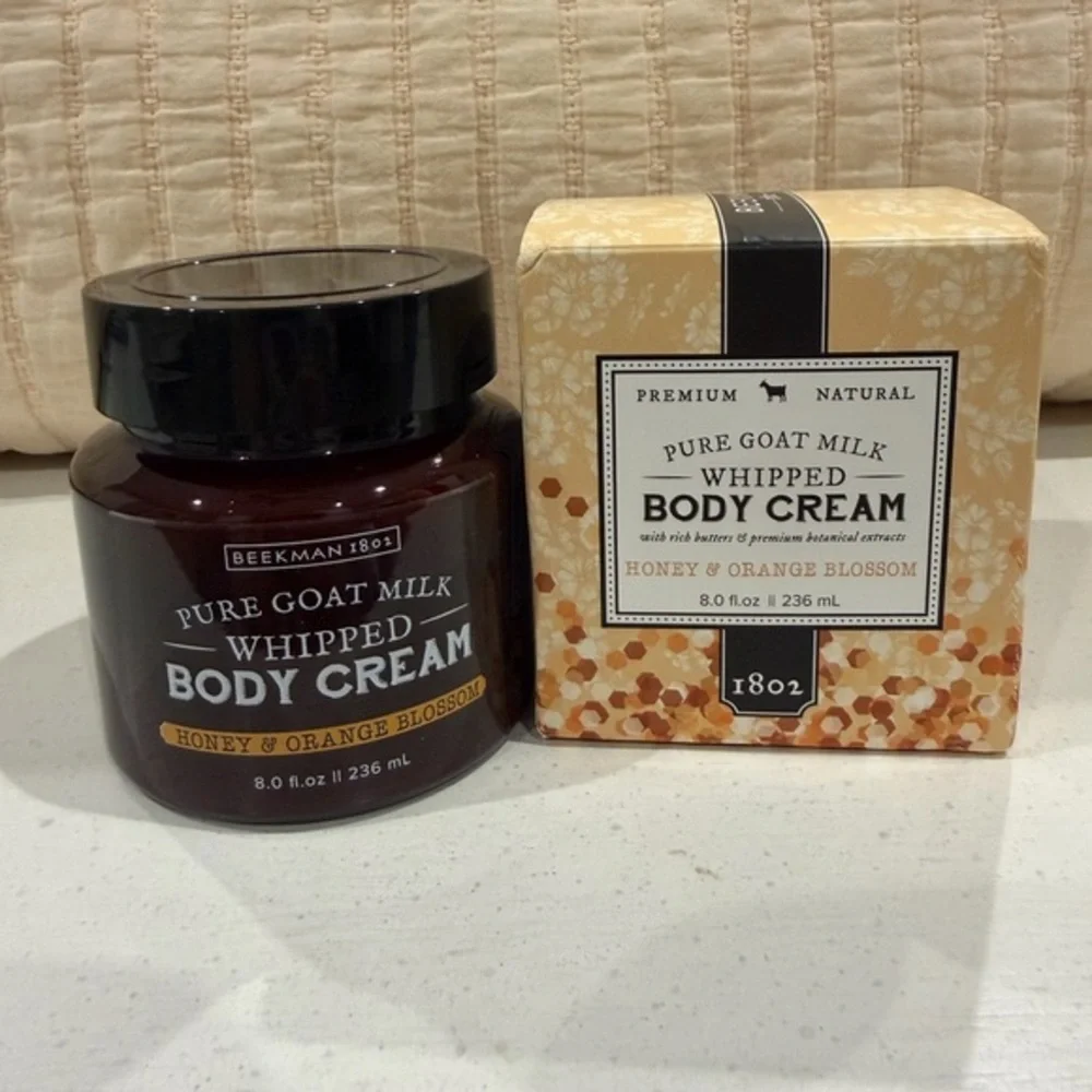 Beekman 1802 Pure Goat Milk Whipped Body Cream - Honey & Orange Blossom